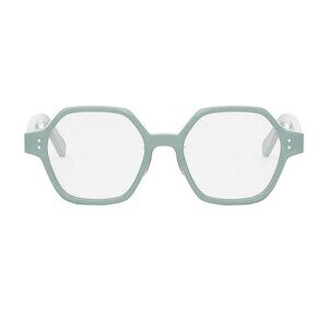 NEW CL50142F 093 CELINE EYEGLASSES WOMEN GEOMETRIC GREEN EYEWEAR